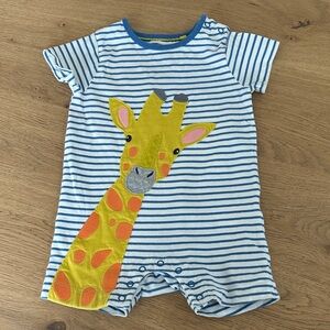 Baby Boden Giraffe Romper